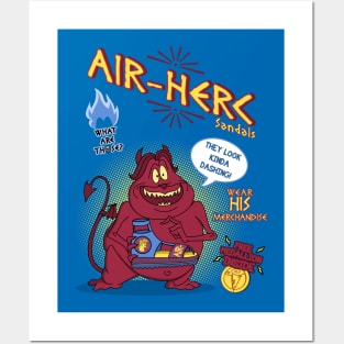 Air Herc Sandals Posters and Art